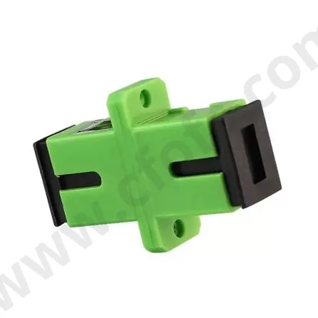 SC Simplex Fiber Optic Adapter With Flange