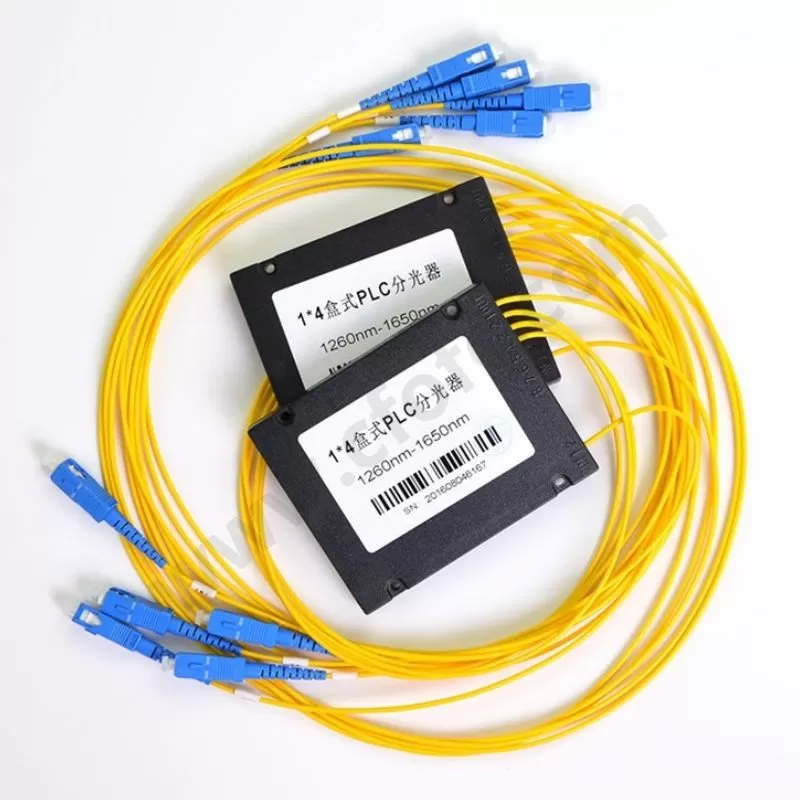 1x4 SC/UPC ABS box PLC splitter