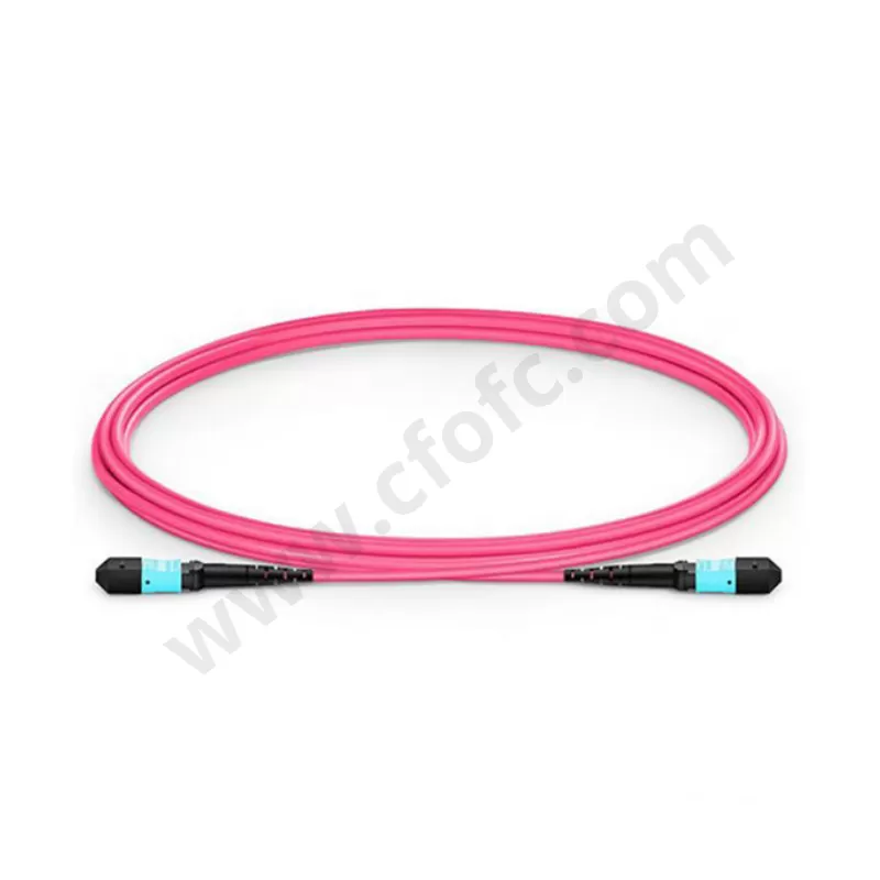 MTP-12 (Female) to MTP-12 (Female) OM4 Multimode Trunk Cable 12F LSZH Magenta