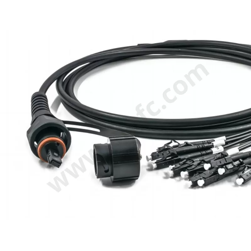 IP67 ODVA MPO MTP® 8- 24 Fibers Outdoor FTTA Waterproof  Cable Assemblies