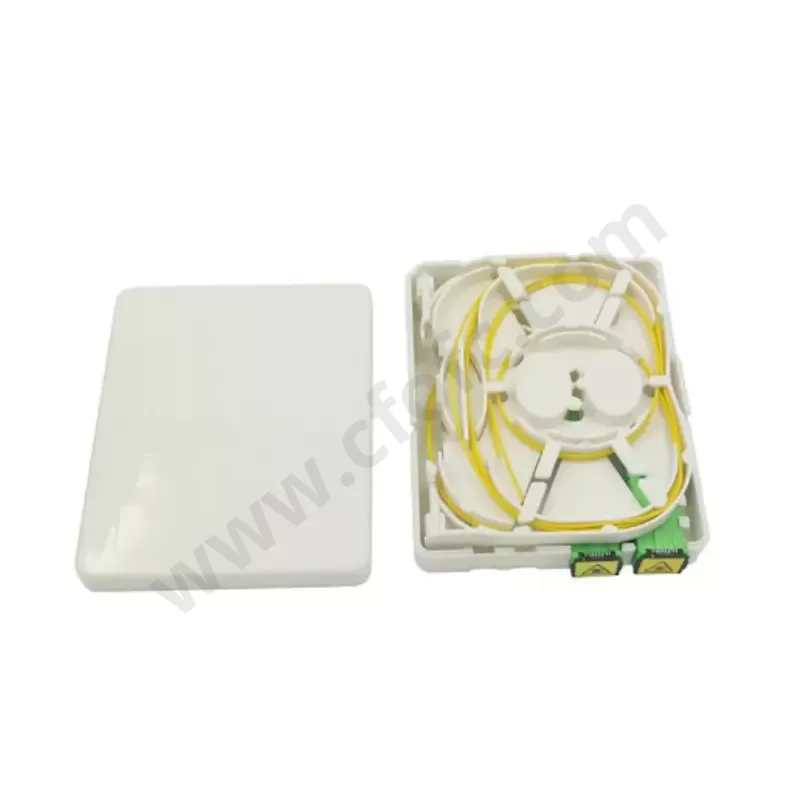 SC/APC 2 ports wall mounted FTTH Mini Fiber Optic Socket