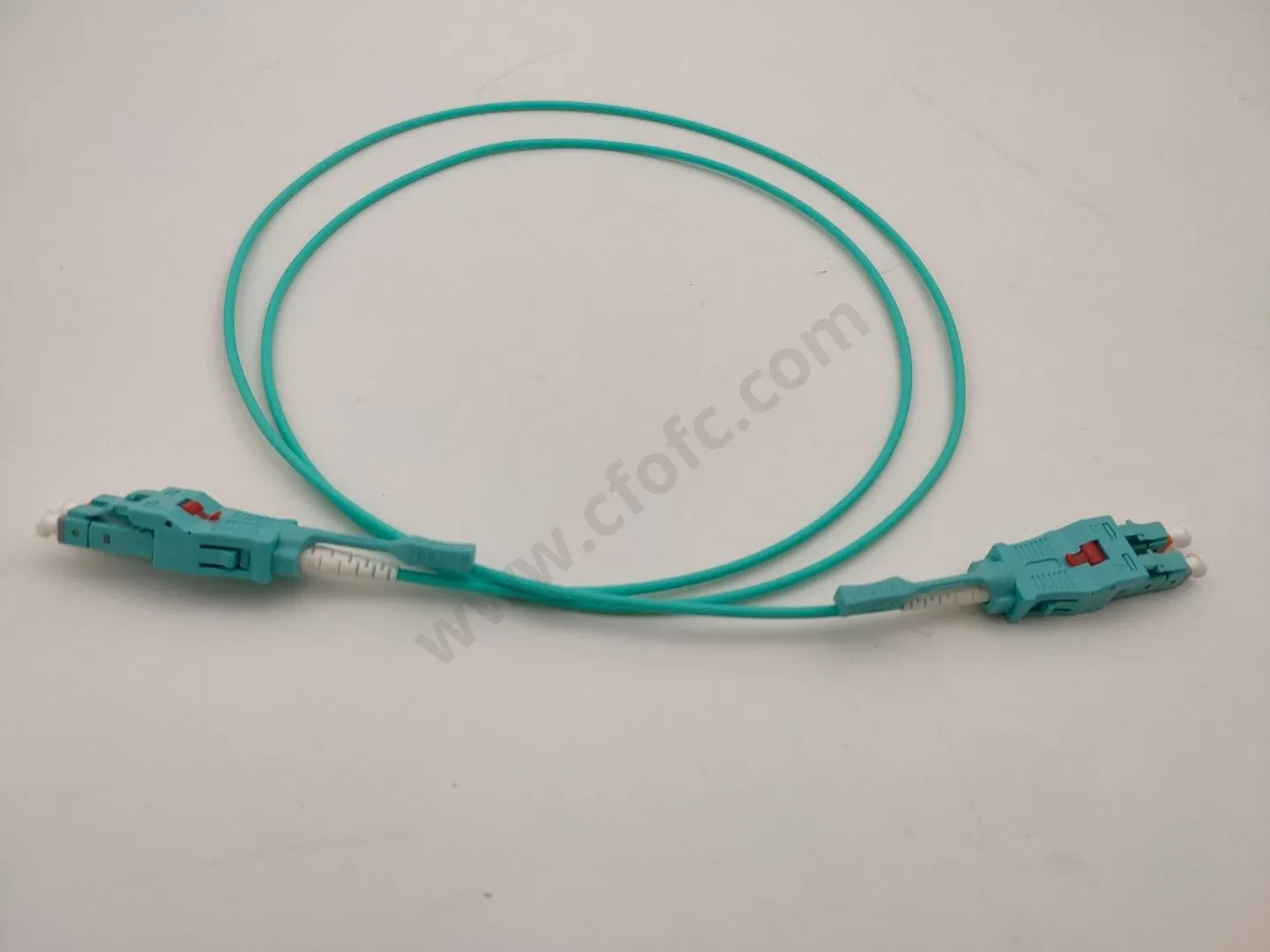 LC/UPC Uniboot Fiber Optic Patchcord Polarity Reversible With Pull Tap Blue Beige