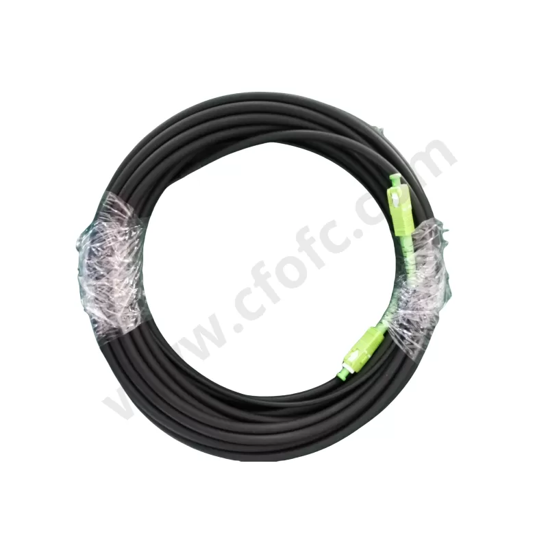 FTTA Telecom Tower CPRI 5.0mm SC/LC Fiber Optic Patchcord SM G657A1 Simplex LSZH Black Sheath