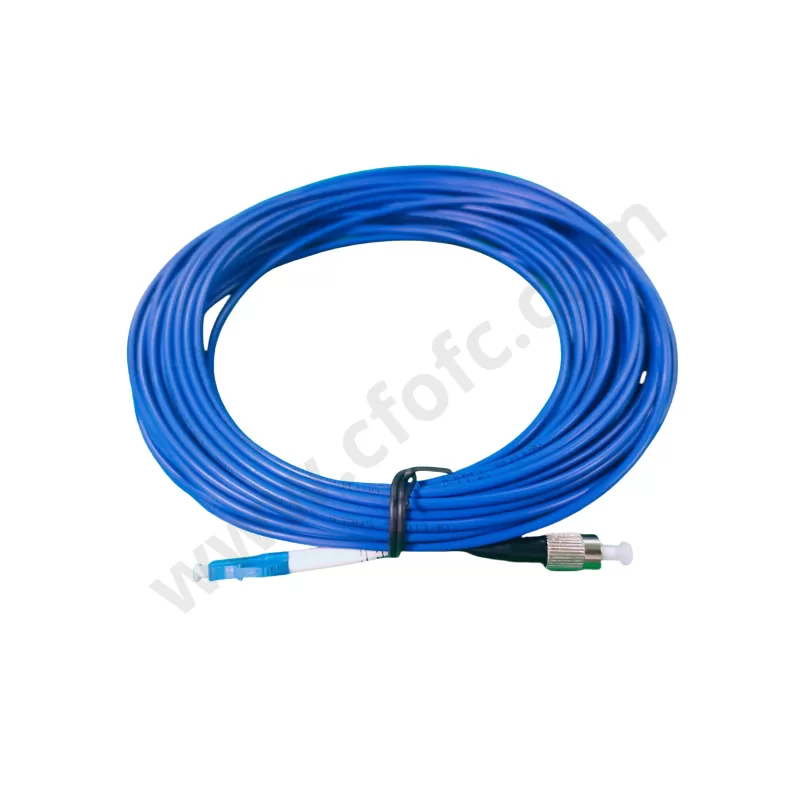 Fiber optic Patchcord anti-rat simplex blue armored LC FC singlemode OEM