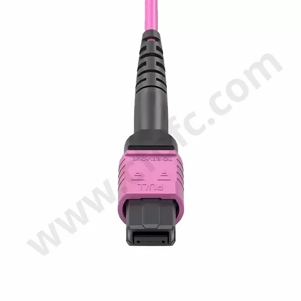 High-Density MPO/MTP to LC Fiber Optic Patch Cable 12/24 Cores OM4/OM5 for Data Centers and High-Speed Networks