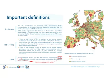 The European FTTH Council's Market Intelligence Committee examines the use of FTTH/B in rural areas. the CFOFC keeps abreast of the times by producing FTTH-related fiber optic cable products.